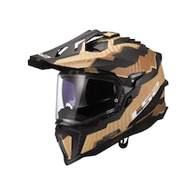 Ls2 Explorer C Karbon Trick Kapalı Kask Kum
