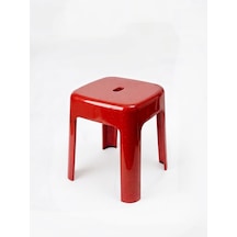Plastik Model Sağlam Tabure 36x36x46cm Çok Renkli
