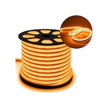 Powermaster Pm-5294 Silikon Kaplama 12 Volt 100 Metre Oranj Turuncu Neon Led Şerit Aydınlatma Diğer