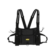 Dofolink Gece Işıkli Uyarı Yeleği, Çok Fonksiyonlu Depolama, Ayarlanabilir Askı, Güvenlik-patrul-outdoor Kullanıma Uygun, Pil İçermez