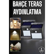 Mey İthalat Solar Lamba Giriş, Bahçe Yol Avlu Hareket Sensörlü Led Parlak Gece Su Geçirmez 69775661