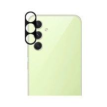 Microsonic Samsung Galaxy Uyumlu A54 Kamera Lens Koruma Camı V2 Siyah