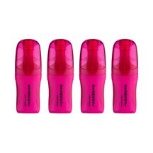 Serve Berry Mını Fosforlu Kalem Pembe 4lu Set 124-Pembe