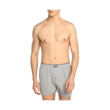 Tutku 9 Lu Erkek Penye Düğmeli Boxer - Lacivert - Xl-4 001