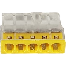 Buat Klemensi 5 Pinli Pratik-Hızlı-Klemens-Kablo Birleştirici 10'lu paket