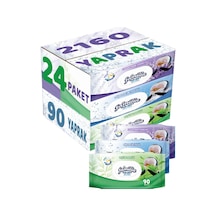 Familia Islak Havlu Mendil 90 Yaprak Karma 24 Lü Set (Lavanta-Min