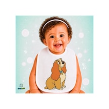 Lady Keten Bebek Mama Önlüğü Yumuşak - Emici - Yıkanabilir - Özel Tasarım P120 Çok Renkli