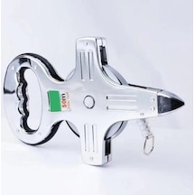 Novahub 30/50/100m Paslanmaz Çelik Çerçeve Cetvel, 1mm Doğruluk, Rocker Bant Ölçü Aracı, 30m Uzunluk, Kullanışlı Ölçüm Aracı 30 M