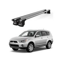 Trio-ıı Mitsubishi Outlander 2012 Ve Sonrası Uyumlu Kilitli Ara Atkı 135cm Port Bagaj Tavan Barı