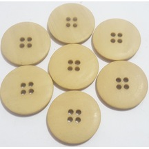 7 Adet 2 Cm Camel Rengi Düğme