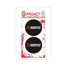 Akrapovıc Damla Logo Sticker Diğer