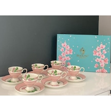 Roykıng Pembe 6 Lı Kahve Fincan Takımı Mix 90 Cc