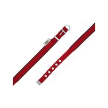 Doggie Konfor Dokuma Boyun Tasması Kırmızı 1.5 x 20-25 CM Kırmızı