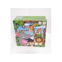 Safari Sevimli Hayvanlar Temalı Star Köpük Baloncuk 36 Lı Paket Diğer
