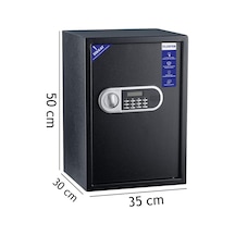 Closter CLP-502 Büyük Boy Yüksek Kaliteli Çelik Para Kasası 30x35x50 CM