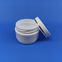 250 Adet 25 Ml Lüx Şeritli Mini Boş Pomat-Krem-Kozmetik Kutusu
