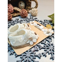 Fistolu Patik Set Beyaz