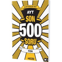 Ayt Fizik Son 500 Soru Hız Yayınları N11.6360