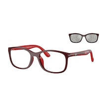 Rj 9644s 7233aı 46 Ray-ban Junior Marvel - Spiderman Klipsli Clip-on Çocuk Güneş Gözlüğü Siyah