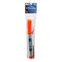 Mini El Pompası Bisiklet - Top 29.5cm Metal Çubuk - Pls.gövde - Sap Pompa Hortum - Top İğne - Uç 48 Çok Renkli