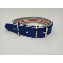 Kozaklı Köpek Tasması Mavi 70 x 4 CM Mavi