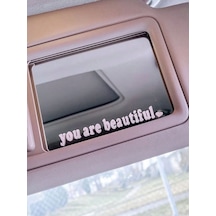 Araba Sticker Ayna Beautiful