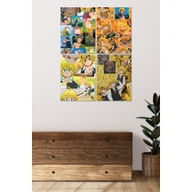 4 Parçalı Çerçeve Görünümlü Mdf Tablo Seti Dnu072 Çok Renkli - 713606132 Çok Renkli