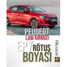 Peugeot Law Kırmızı Epy - Çizik  Fırçalı Rötuş Boyası 20 Ml