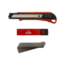Vip-Tec VT875111 Prof. Metal Gövde Desenli Maket Bıçağı 165x18mm + 10 Adet Yedek