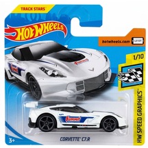 Hot Wheels Corvette C7.r - 2018 - Beyaz - Fjw41 - 1/64