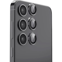 Newface Samsung  Uyumlu  Galaxy A16 5g Raze Metal Kamera Lens - Siyah,