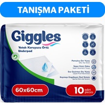 Giggles 60 x 60 Yatak Koruyucu Örtü 10'lu