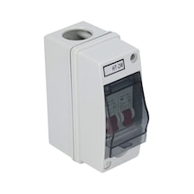 Aubyhe Dış Mekan Ip65 Su Geçirmez Dağıtım Kutusu, 2 Yollu Yangın Engelleme C Tipi Minik Devre Kesici, 16a-32a