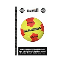 Antrenman Bireysel Spor Salon Aleti Hb-krc00000 Celluler Rubber Hentbol Topu 0 No Kırmızı-sarı Kırmızı - Sarı