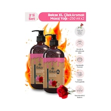2 Adet Büyük Boy Gül Aromalı Vücut Aromaterapi Masaj Yağı 250 Ml - 581476609