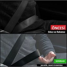 Tüm Araçlara Uyumlu Emniyet Kemer Tutucu Kayma Onleyıcı Stoper-toka- Klips 2 Adet
