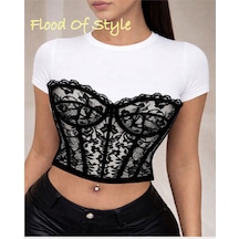 Flood Of Style Beyaz Babby Tee Danteli Özel Tasarım