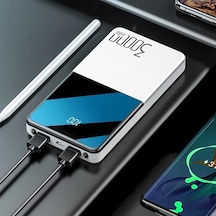 30.000 mah taşınabilir dijital göstergeli şarj cihazı powerbank