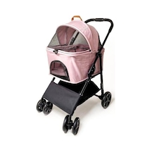 Zampa Albon Kedi Köpek Arabası Pembe Ld02-p 53x77x100 Cm