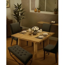 Antrasit Kapı Önü Mutfak Balkon Yemek Masası Ayak Ucu Bench