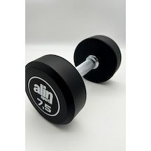 Alin Sport 7.5 KG Kauçuk Kaplı Profesyonel Olimpik Dumbbell Dambıl
