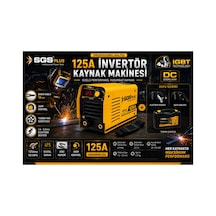 125a İnvertör Kaynak Makinesi Igbt Teknolojili Dijital Ekranlı Çantalı Set