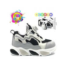 Cool Elliot Akıllı Bağcıklı Işıklı Ortopedik Çocuk Spor Ayakkabı Gri