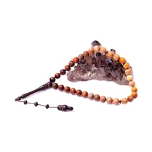Küre Kesim Karma Ağaç Tesbih - 10 Mm - Taş Sandığı