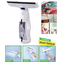 Kiwi Kwc-7106 Şarjlı Pencere Cam Temizleme Makinesi Pencere Temizleyici Beyaz