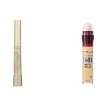 L Oréal Paris Telescopic Maskara - Siyah + Maybelline New York Instant Anti Age Eraser Kapatıcı, 06 Neutralizer, 6.8 Ml 0