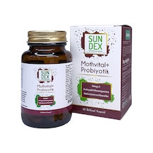 Sundex Mothvital+Probiyotik Omega 3 Takviye Edici Gıda 30 Kapsül