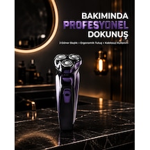 Profesyonel Şarjlı Tıraş Makinesi Ayarlanabilir Başlıklı Kablosuz - Lisinya
