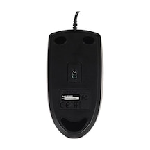 Op-620d, Usb Optik Mouse, 2x Buton, 4 Yönlü Scroll, Siyah