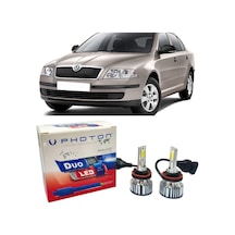 Skoda Octavia Mk2 Led Xenon Sis Farı Ampulü H8 Duo Yeni Seri Beyaz 2004-2012